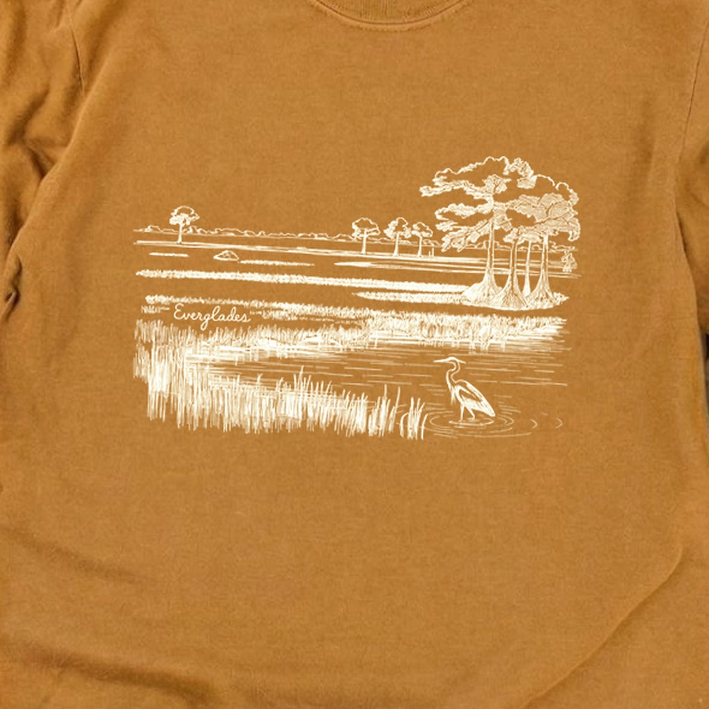 Everglades Line Drawing Cotton Long Sleeve product image 26