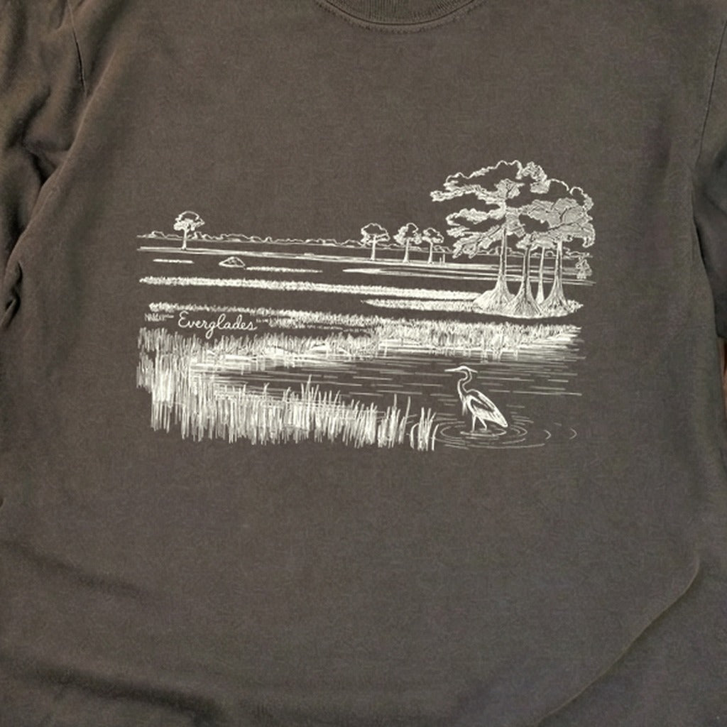 Everglades Line Drawing Cotton Long Sleeve product image 2