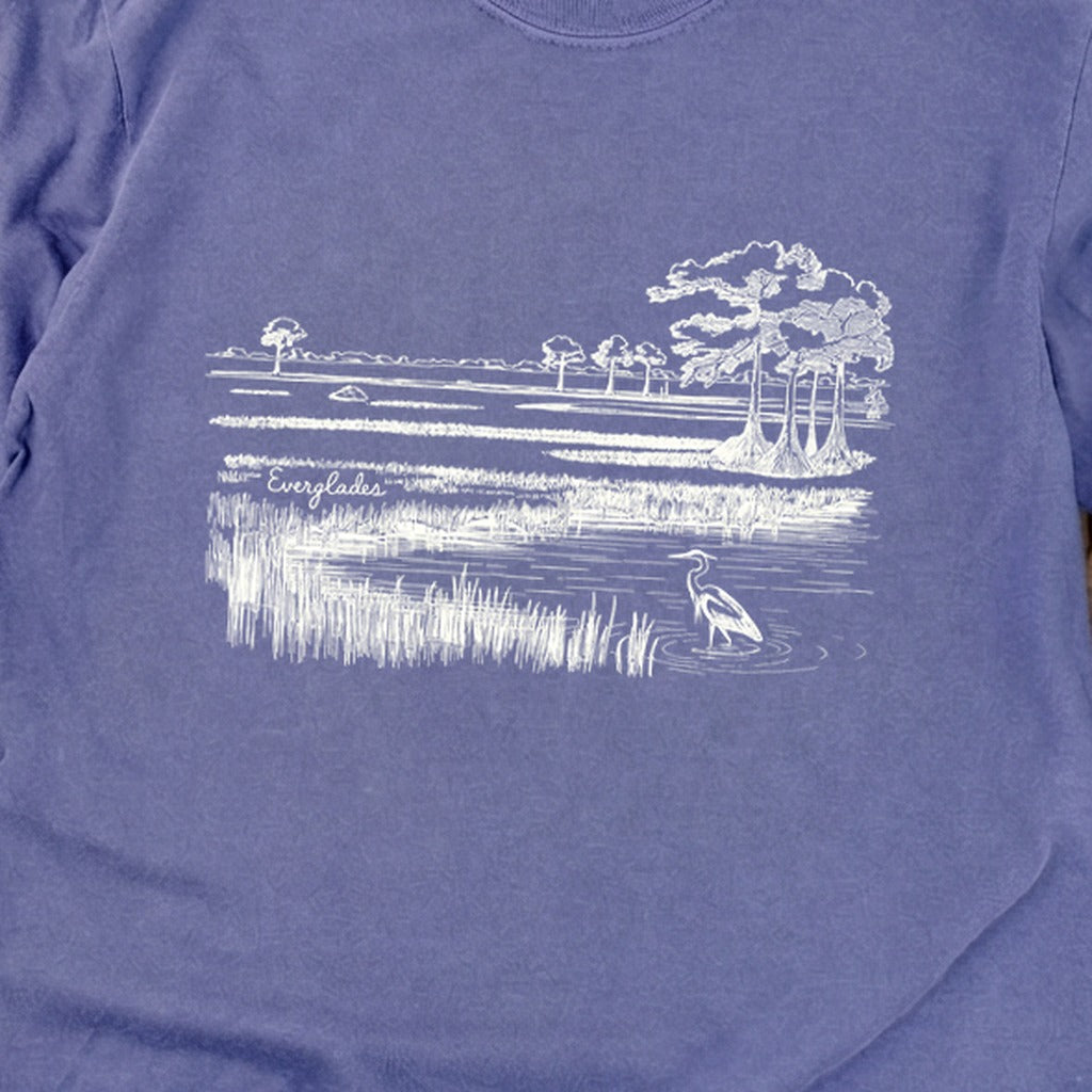 Everglades Line Drawing Cotton Long Sleeve product image 30