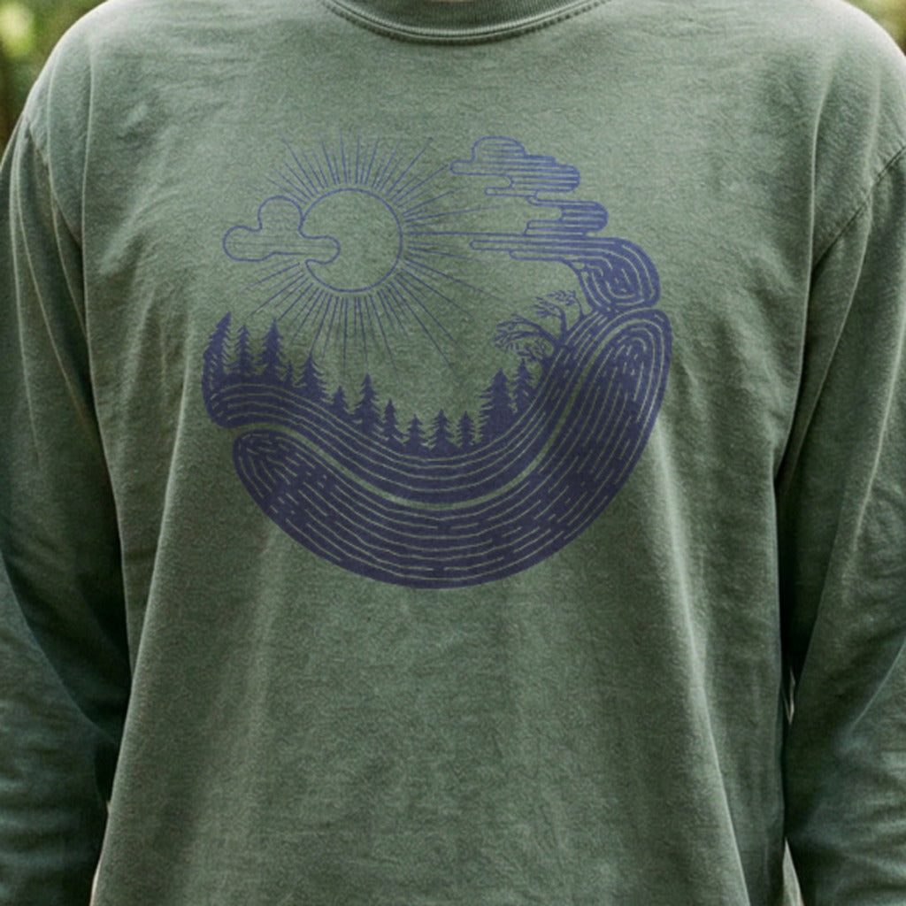 Forest Flow Cotton Long Sleeve product image 4