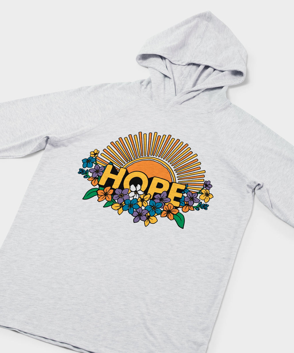 Hope Sun And Flowers Lightweight Hoodie product image 2