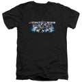Infinite Crisis - IC Blue Adult Slim Fit V Neck Cotton product image 1