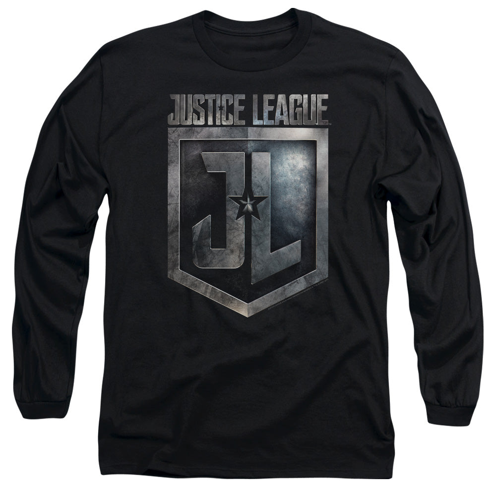 Justice League Movie - Shield Logo Adult Long Sleeve product image 1