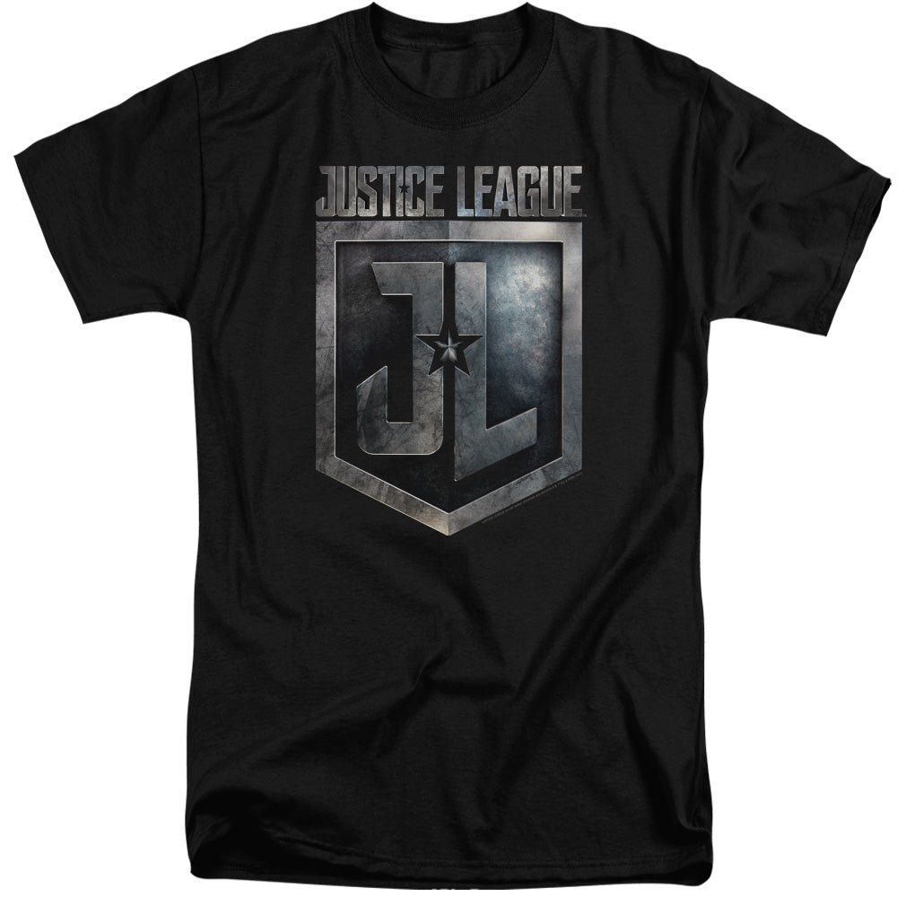 Justice League Movie - Shield Logo Adult Tall Fit Short product image 1