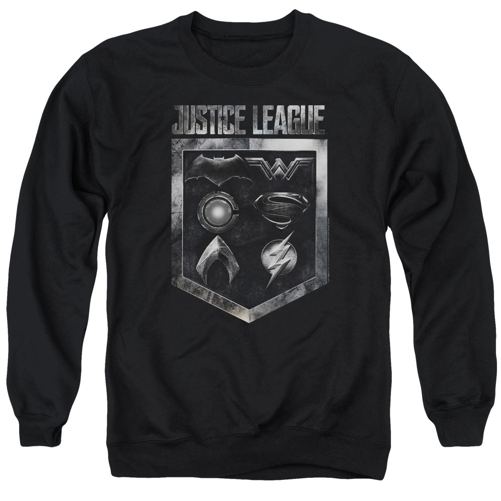 Justice League Movie - Shield Of Emblems Adult Crewneck product image 1