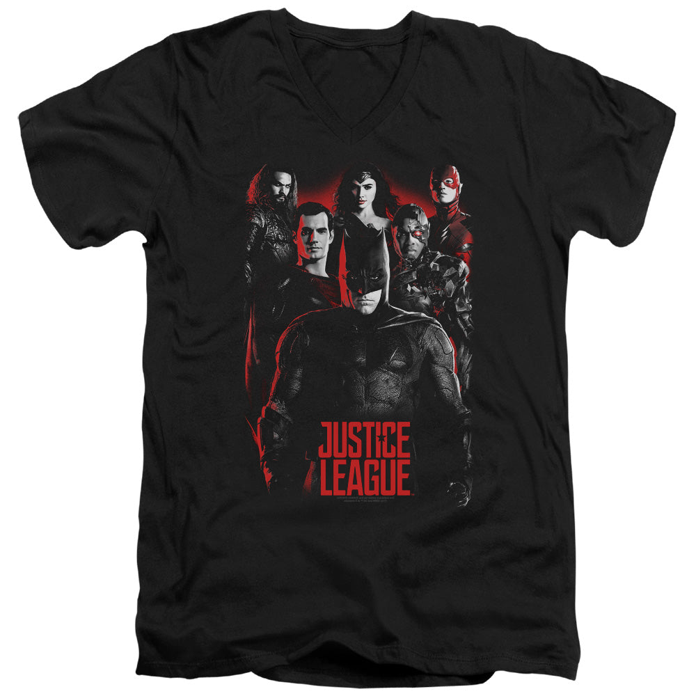 Justice League Movie - The Adult Slim Fit V Neck Cotton product image 1