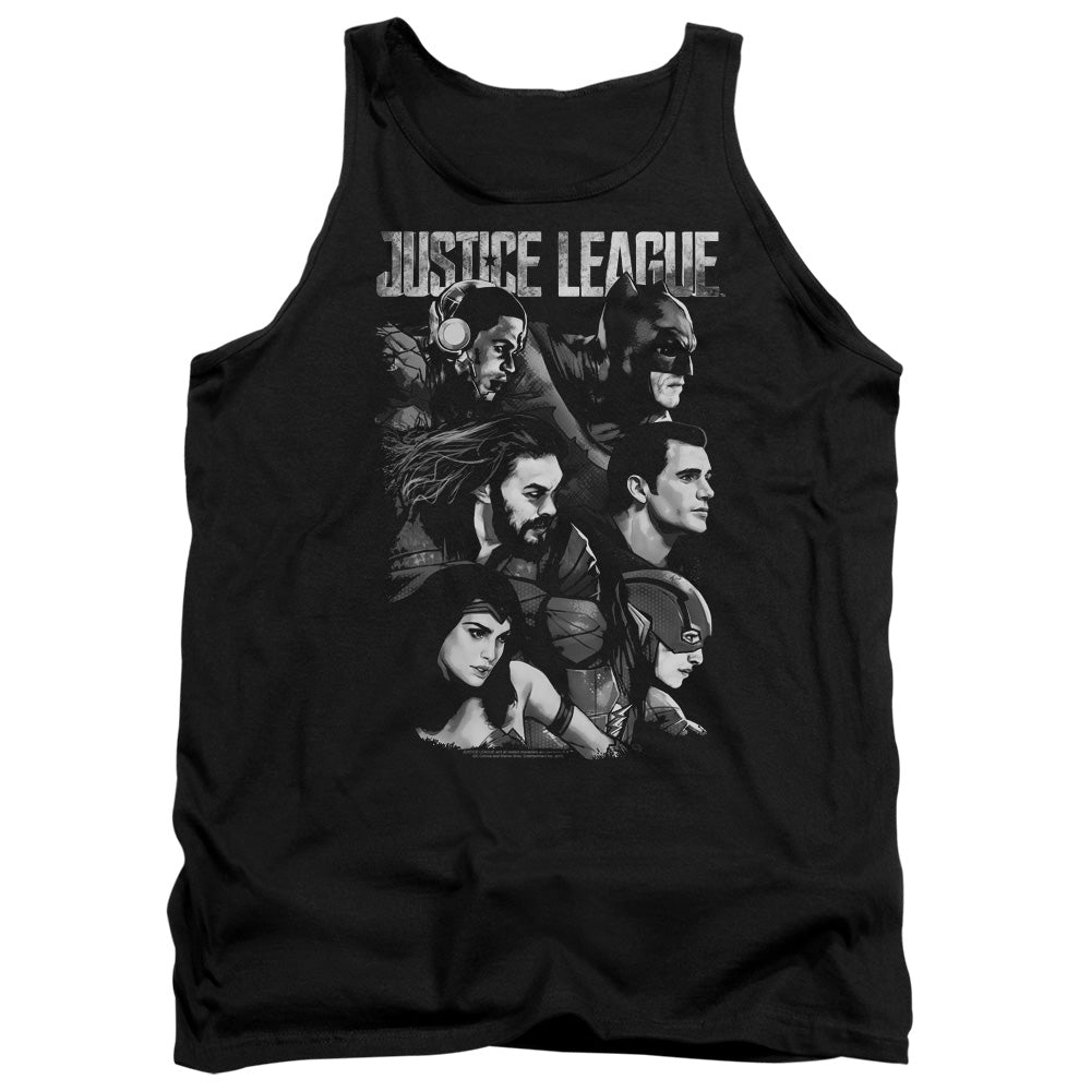 Justice League Movie - Pushing Forward Adult Tank Top