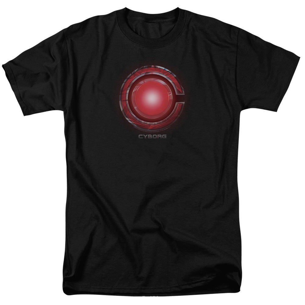 Justice League Movie - Cyborg Logo Adult Regular Fit Short product image 1