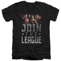 Justice League Movie - Join The Adult Slim Fit V Neck Cotton product image 1
