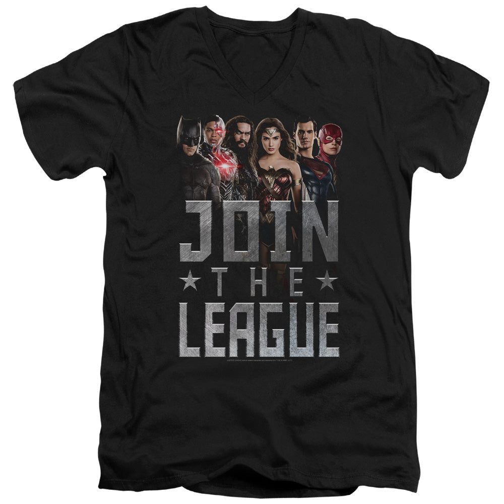 Justice League Movie - Join The Adult Slim Fit V Neck Cotton product image 1