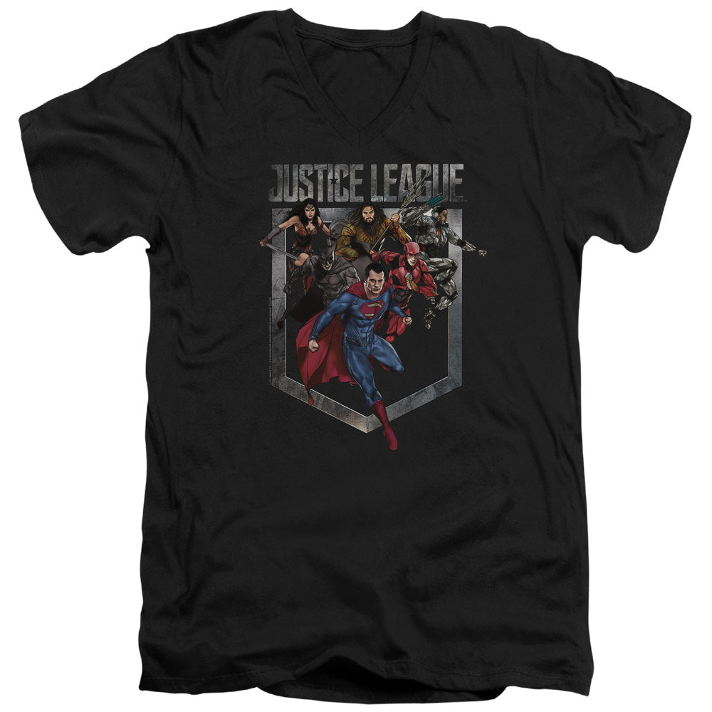 Justice League Movie - Charge Adult Slim Fit V Neck Cotton product image 1