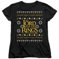 Lord Of The Rings - Ugly Christmas Logo Women's Short Sleeve product image 1