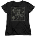 Lord Of The Rings - Map Of Me Women's Short Sleeve product image 1
