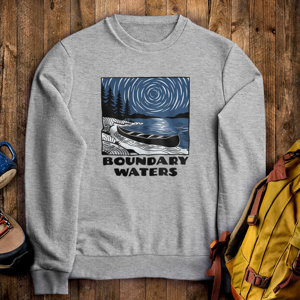 Boundary Waters Canoe Area Wilderness at Night Crewneck product image 16