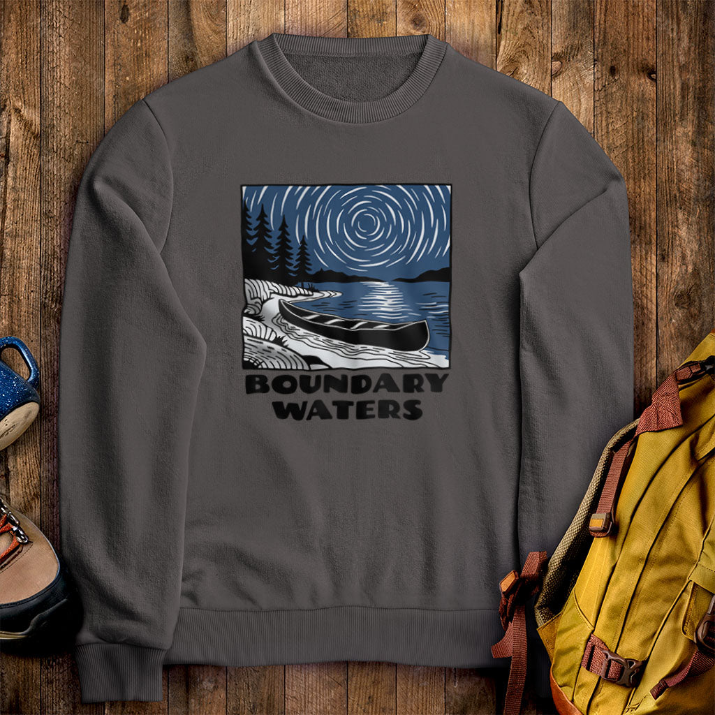Boundary Waters Canoe Area Wilderness at Night Crewneck product image 11