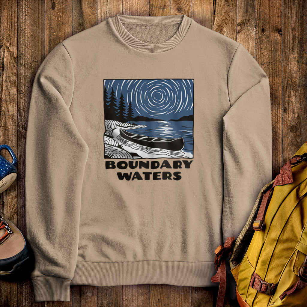 Boundary Waters Canoe Area Wilderness at Night Crewneck product image 7