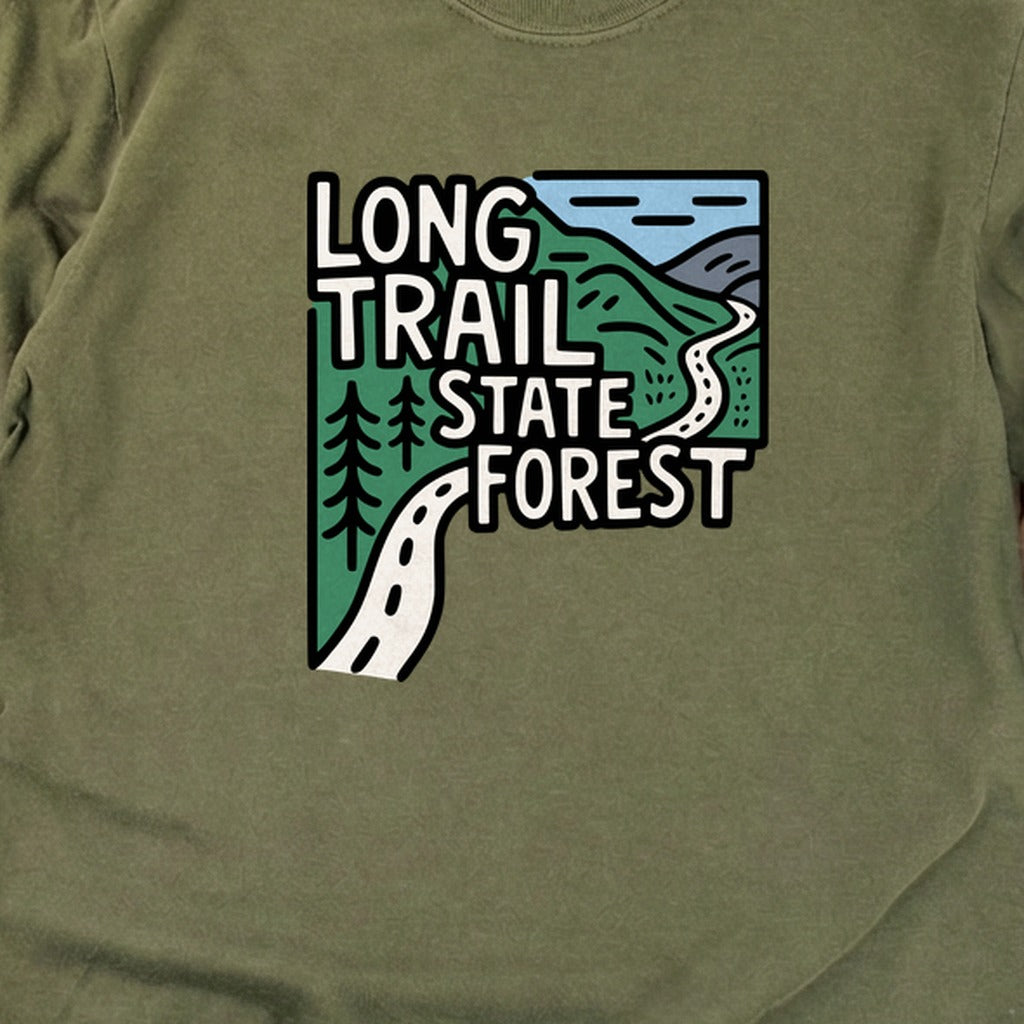Long Trail State Forest Cotton Sleeve product image 2