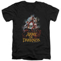 Army Of Darkness - Bloody Poster Adult Slim Fit V Neck Cotton