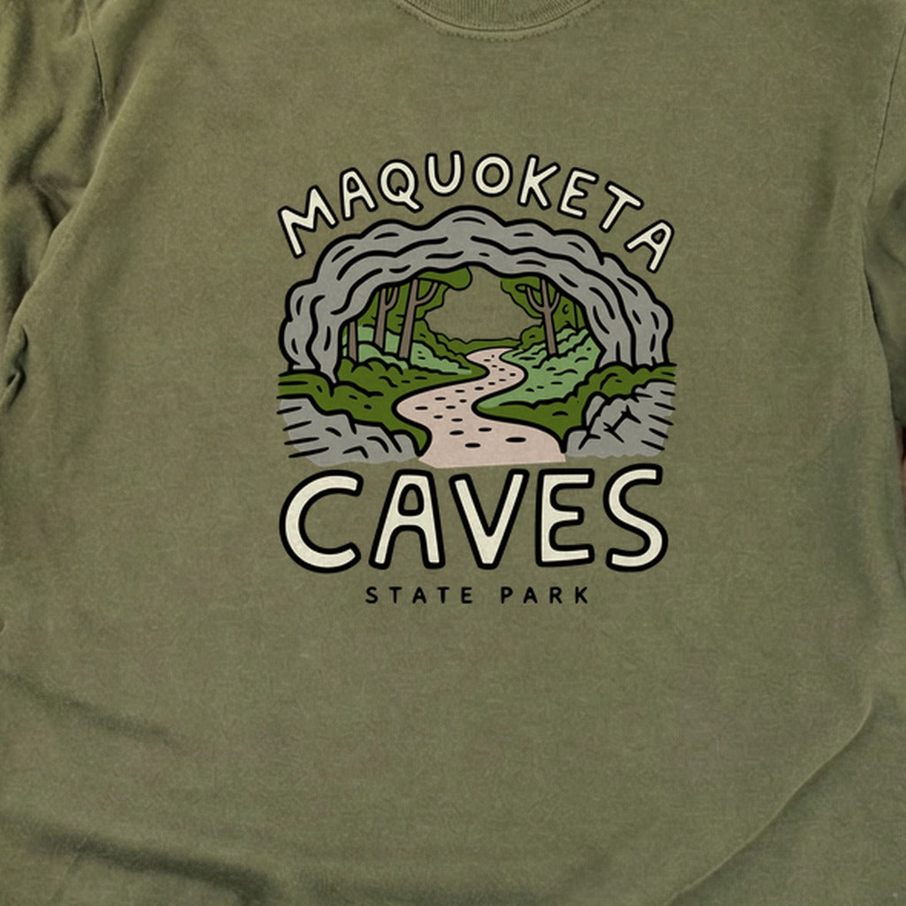 Maquoketa Caves State Park Cotton Long Sleeve product image 2