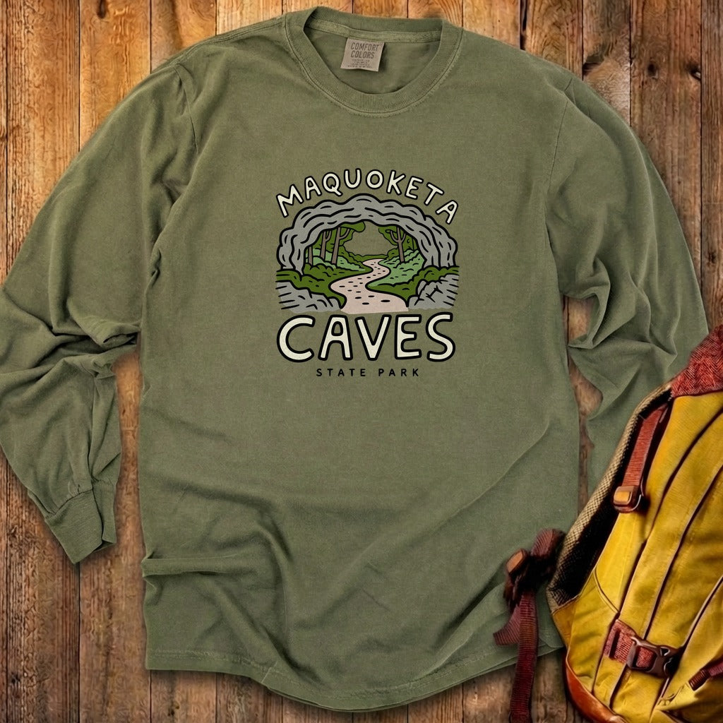 Maquoketa Caves State Park Cotton Long Sleeve product image 1