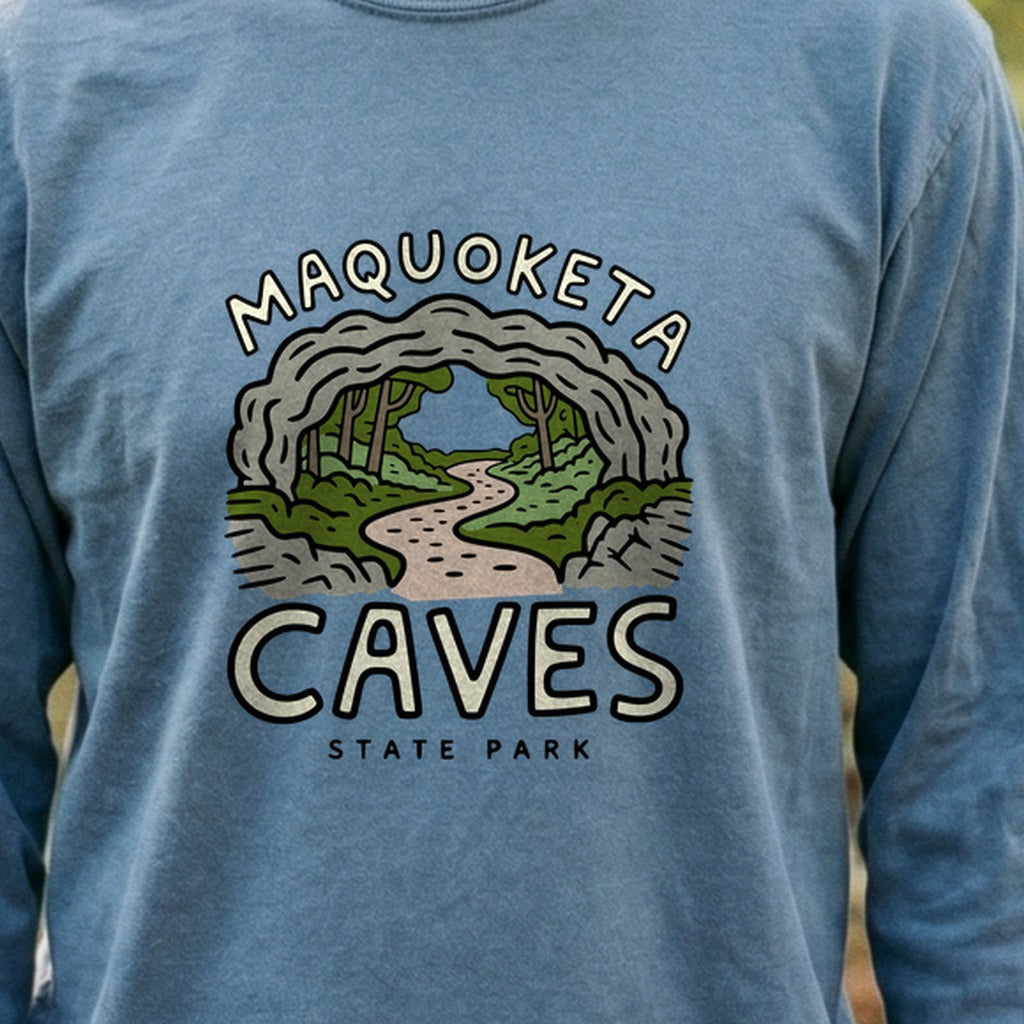 Maquoketa Caves State Park Cotton Long Sleeve product image 3