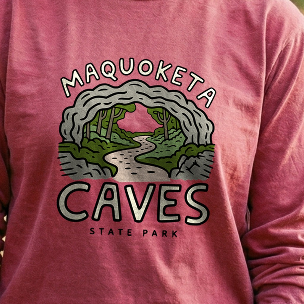 Maquoketa Caves State Park Cotton Long Sleeve product image 5