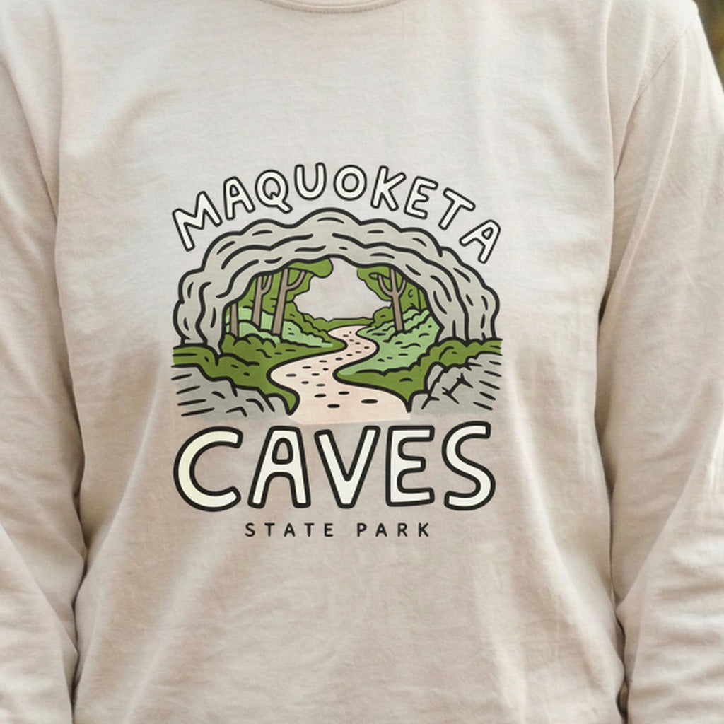 Maquoketa Caves State Park Cotton Long Sleeve product image 6
