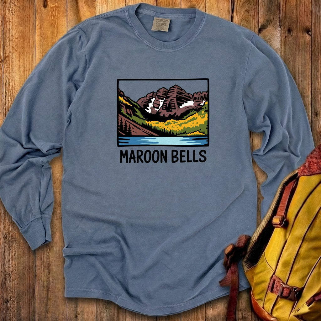 Maroon Bells Cotton Long Sleeve product image 1