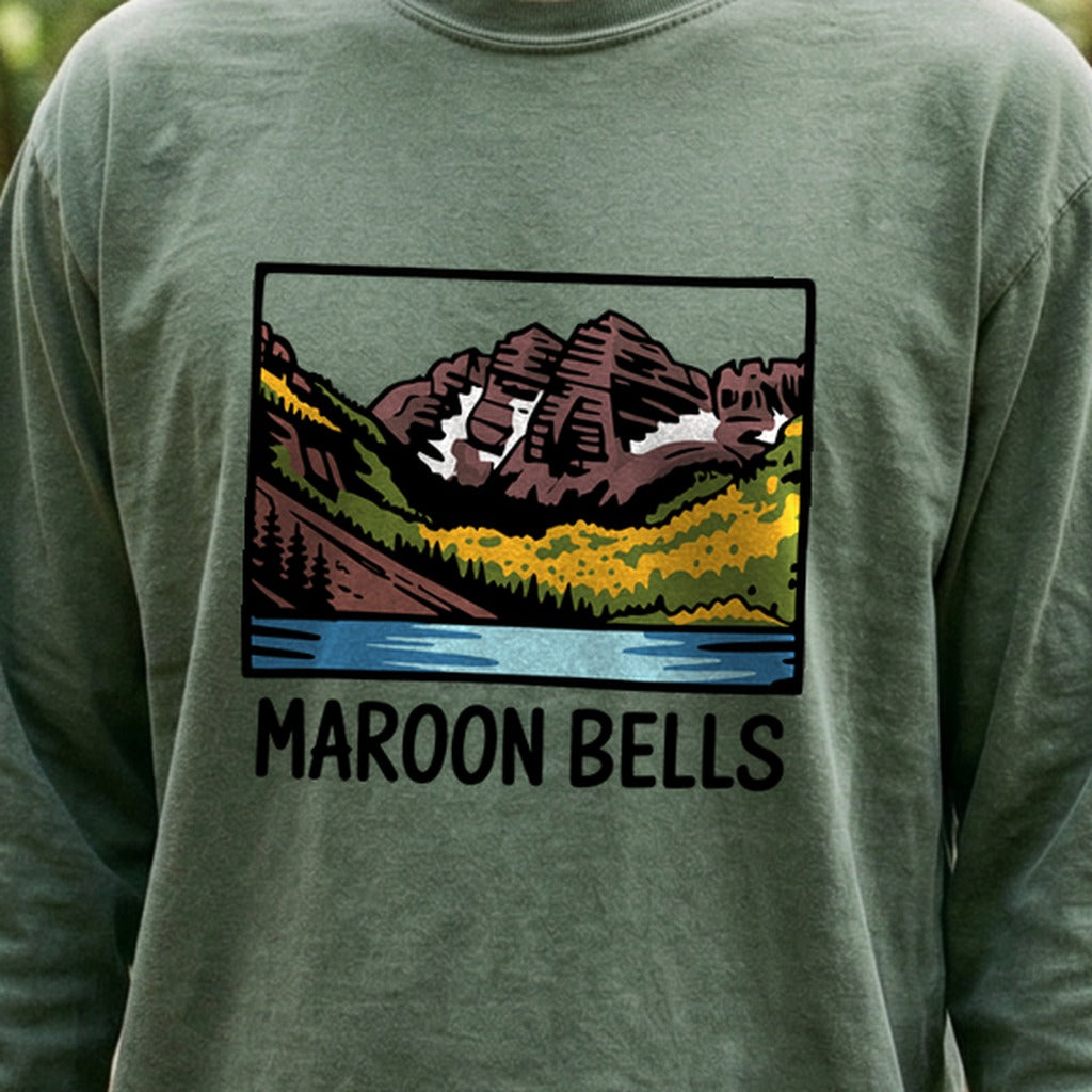 Maroon Bells Cotton Long Sleeve product image 4