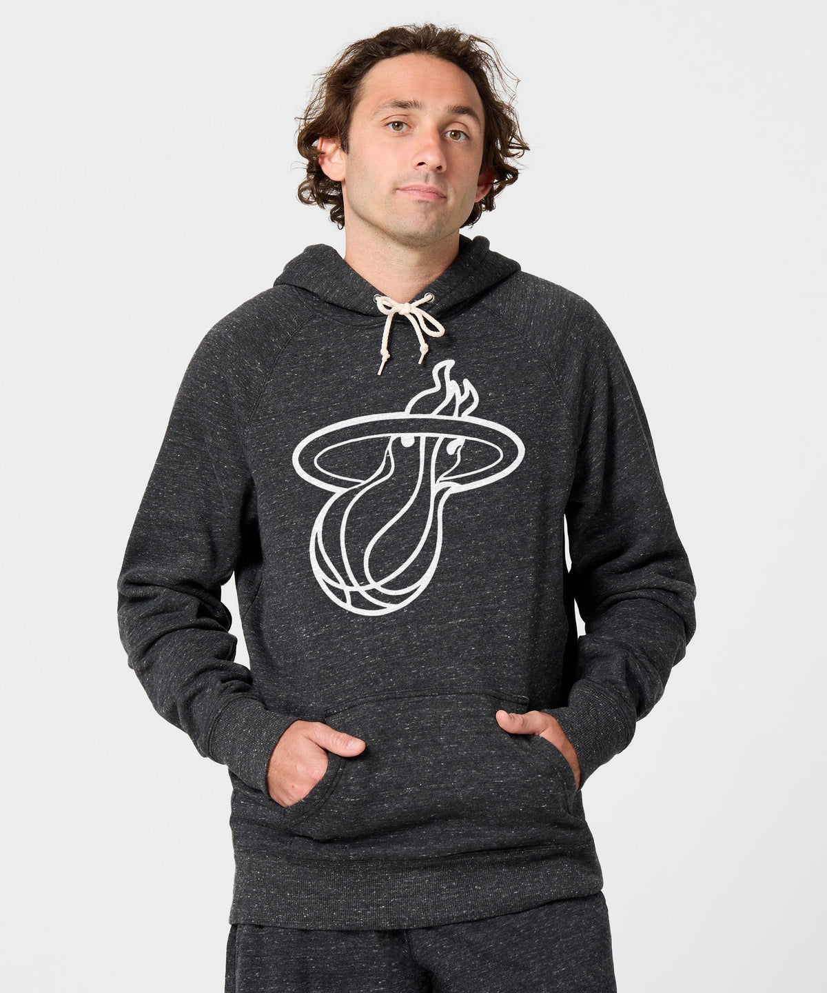 Miami Heat Blacktop Logo Hoodie product image 3