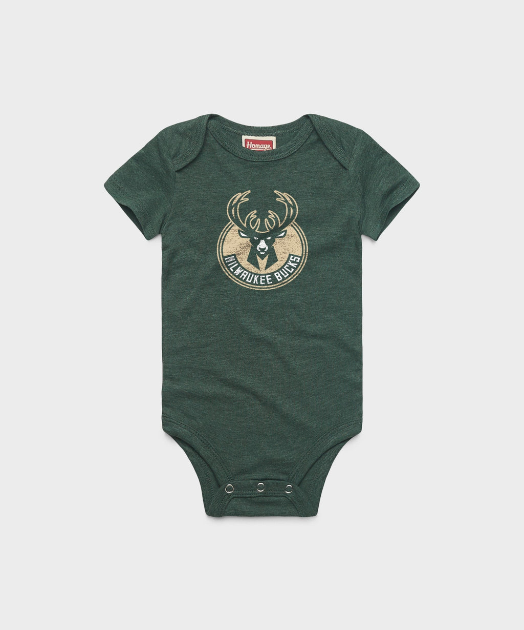 Milwaukee Bucks Logo Baby One Piece