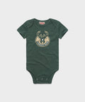 Milwaukee Bucks Logo Baby One Piece