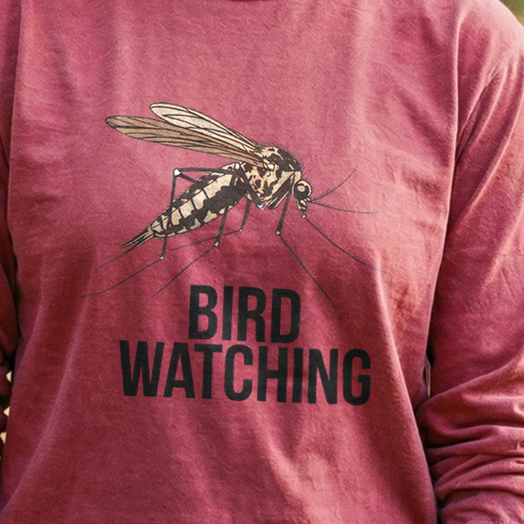 Mosquito Bird Watching Cotton Long Sleeve product image 5