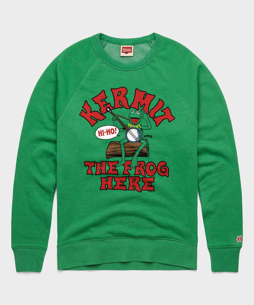 Muppets Kermit The Frog Here Crewneck product image 1