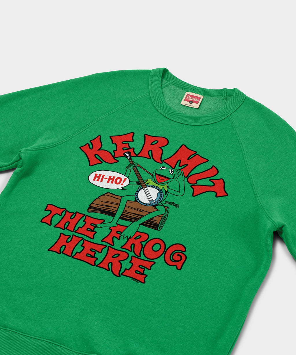 Muppets Kermit The Frog Here Crewneck product image 2