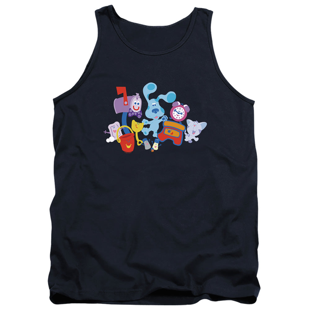 Blues Clues - Characters Adult Tank Top