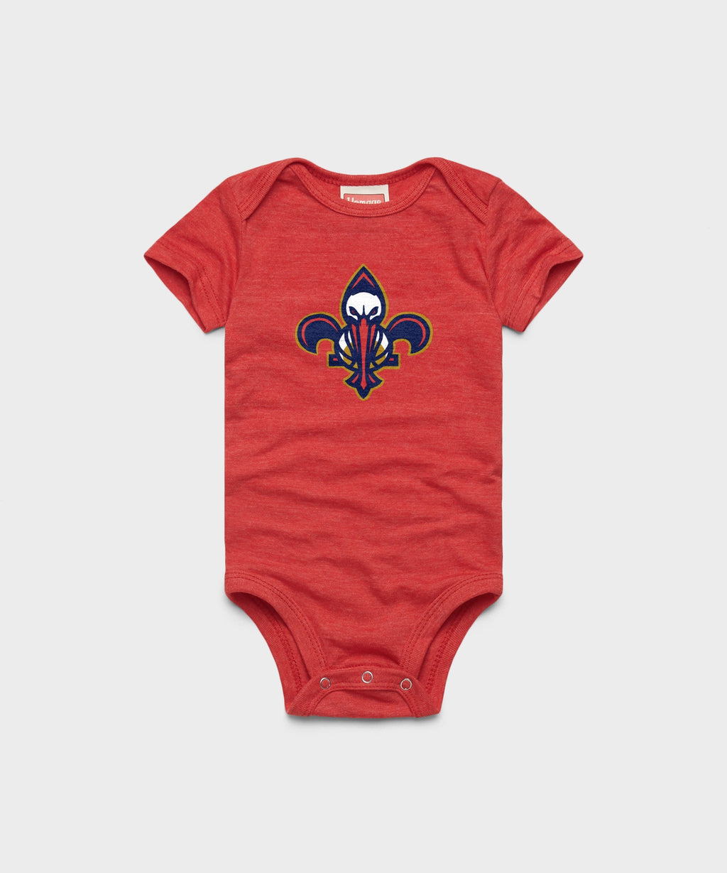 New Orleans Pelicans Logo Baby One Piece