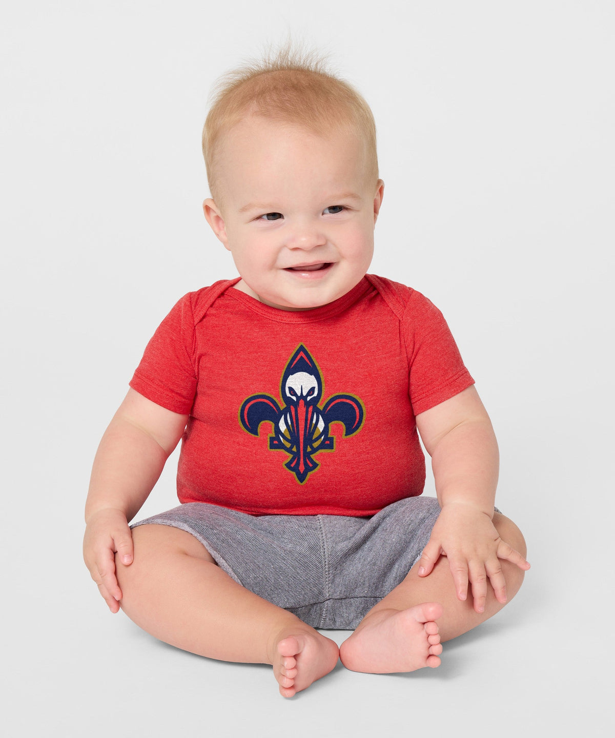 New Orleans Pelicans Logo Baby One Piece