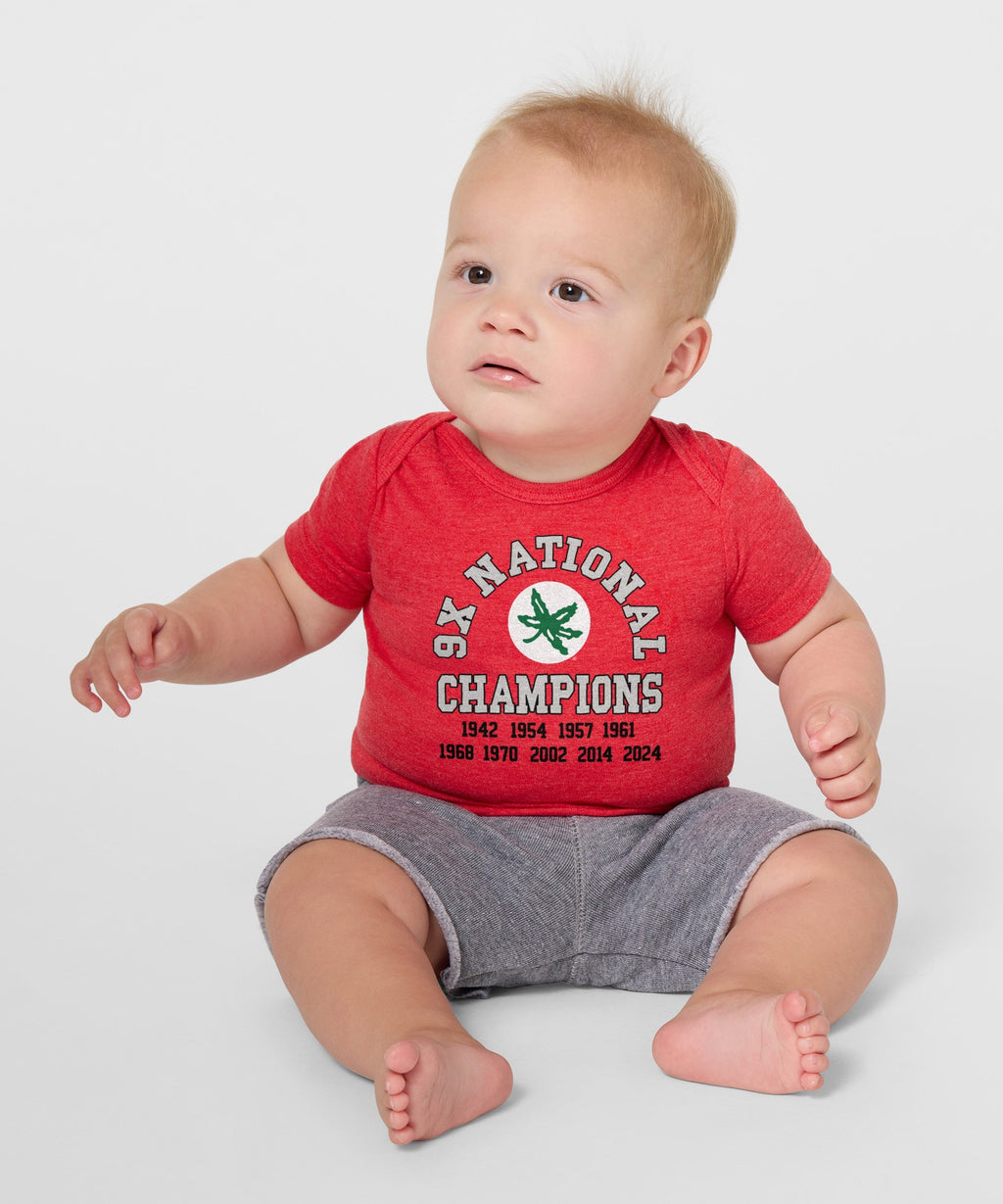 Ohio State 9x National Champions Baby One Piece