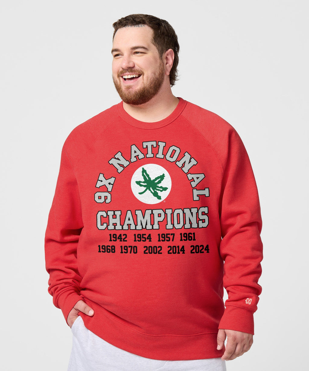 Ohio State 9x National Champions Crewneck product image 3
