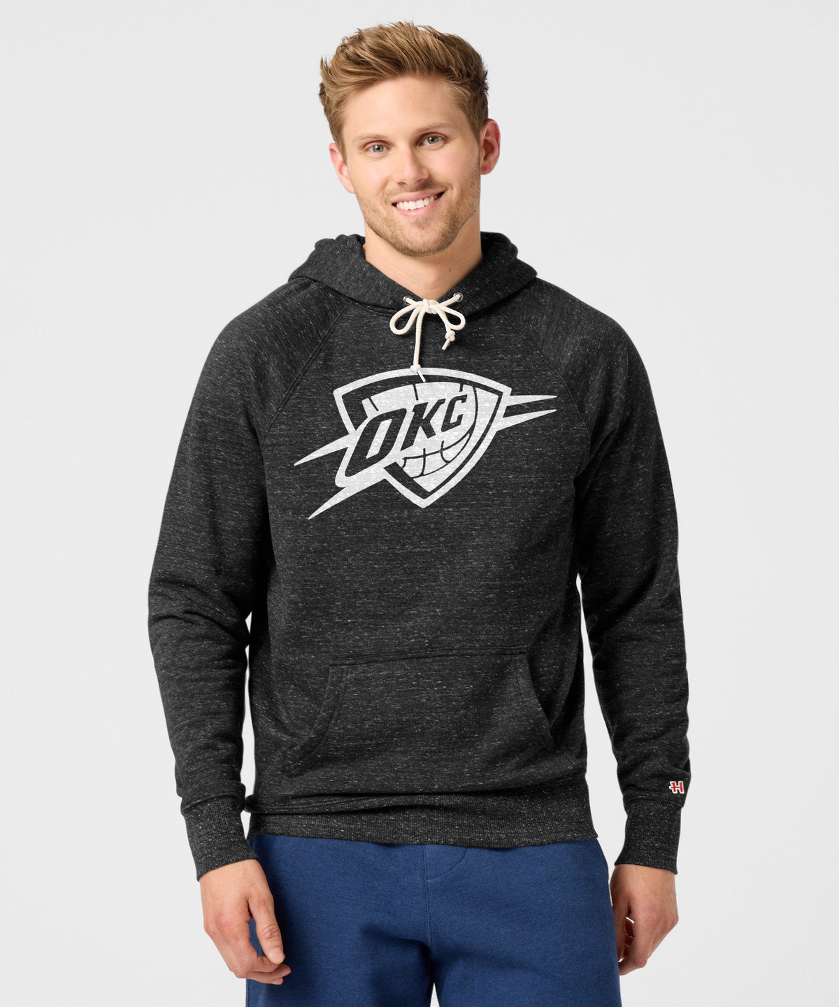 Oklahoma City Thunder Blacktop Logo Hoodie product image 3