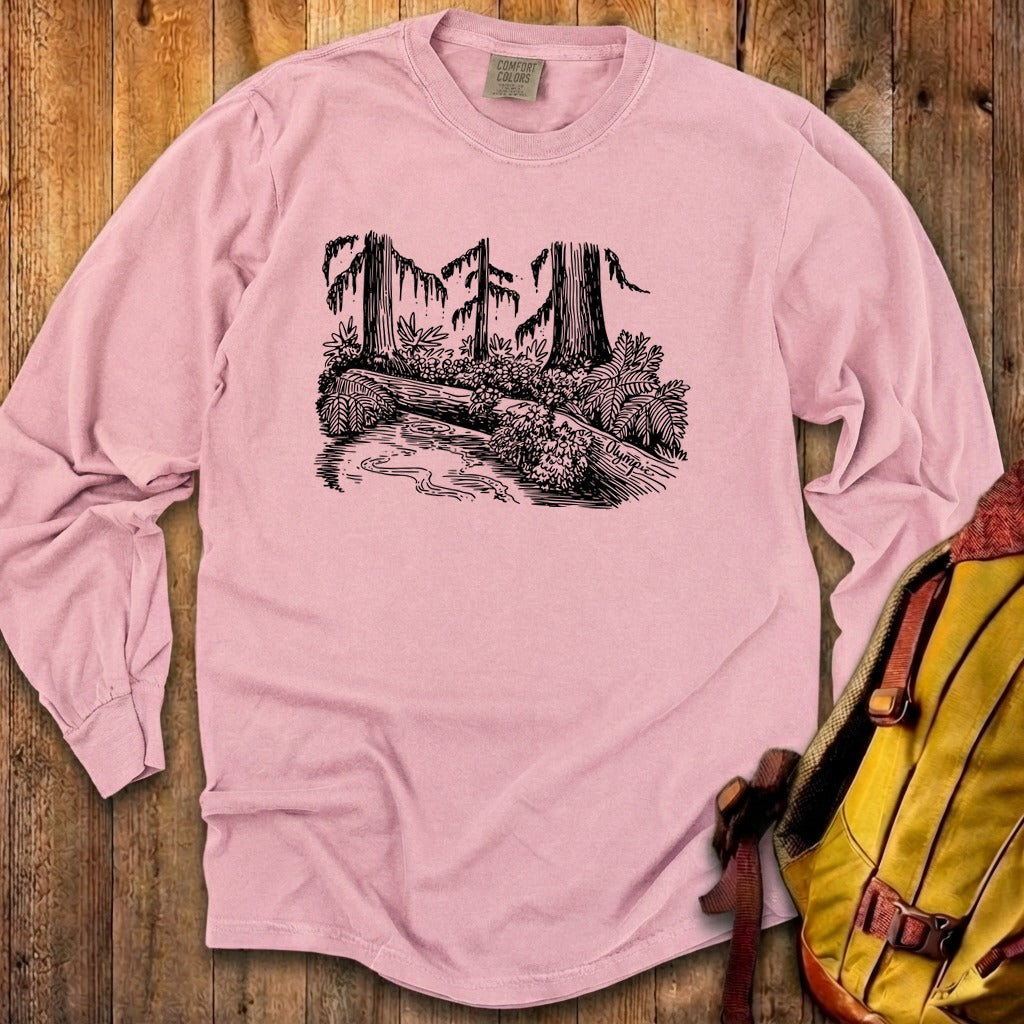 Olympic Line Drawing Cotton Long Sleeve product image 7