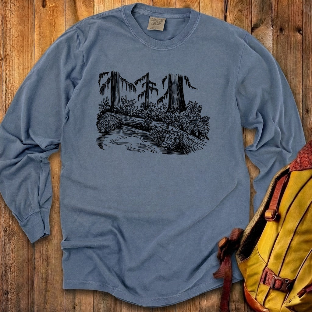 Olympic Line Drawing Cotton Long Sleeve product image 9