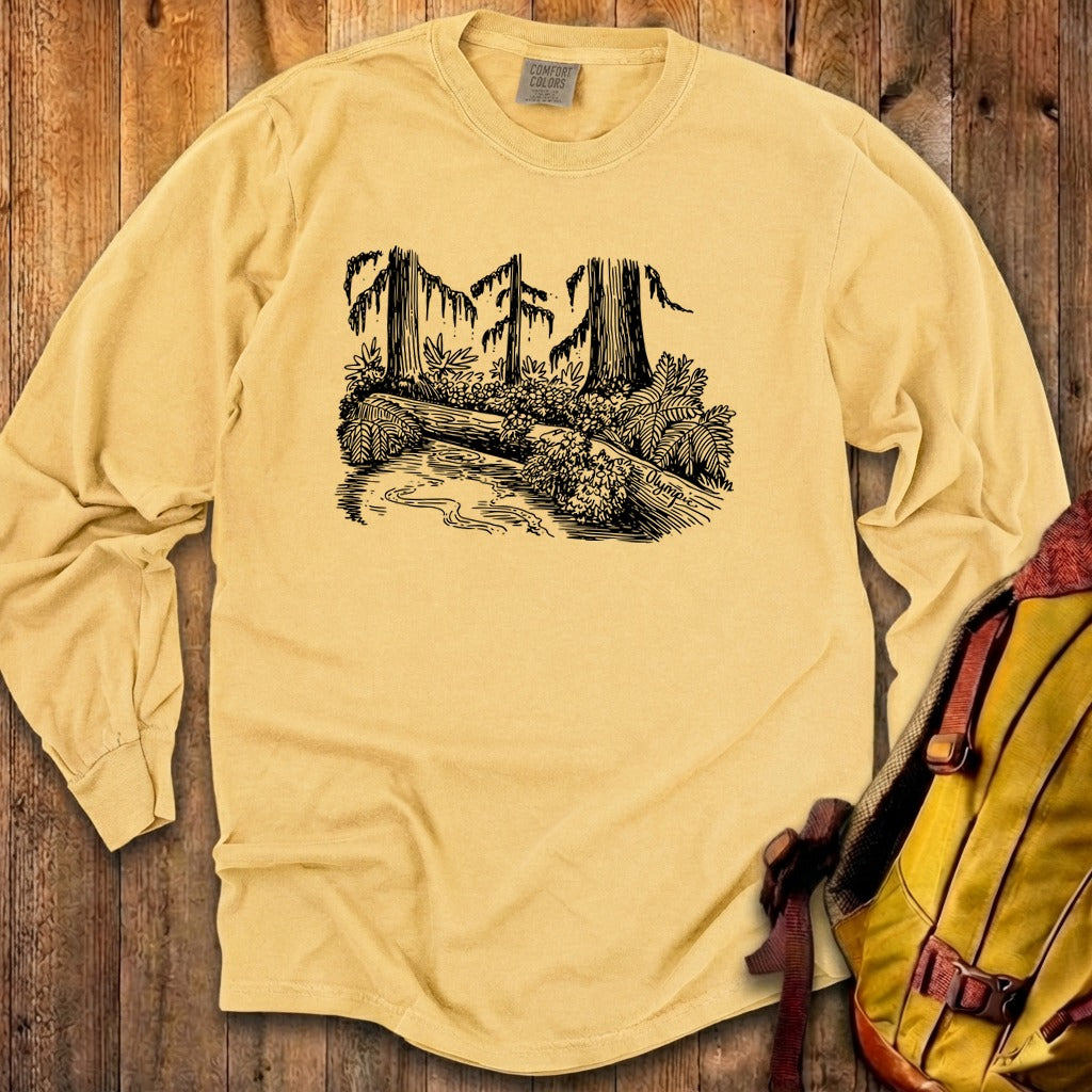 Olympic Line Drawing Cotton Long Sleeve product image 11