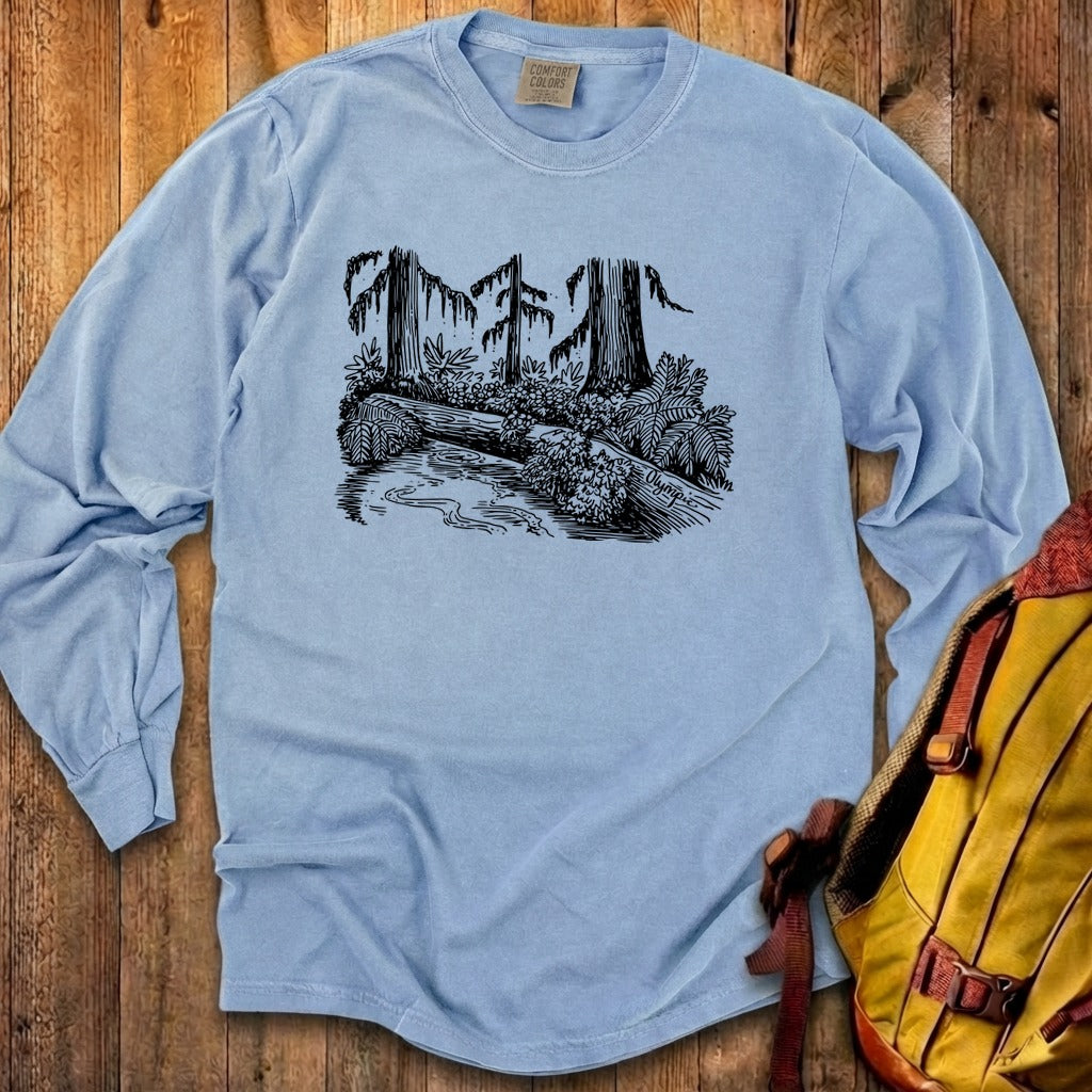 Olympic Line Drawing Cotton Long Sleeve product image 1