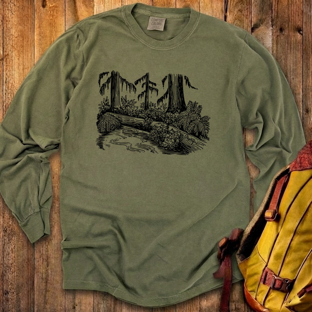 Olympic Line Drawing Cotton Long Sleeve product image 17