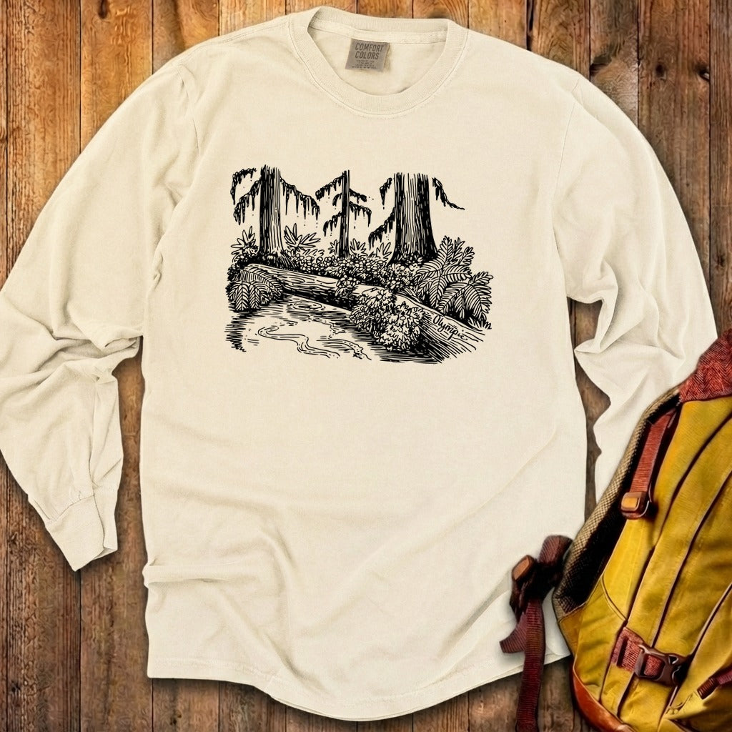 Olympic Line Drawing Cotton Long Sleeve product image 21