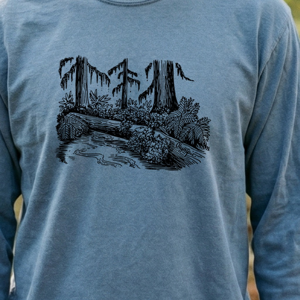 Olympic Line Drawing Cotton Long Sleeve product image 3