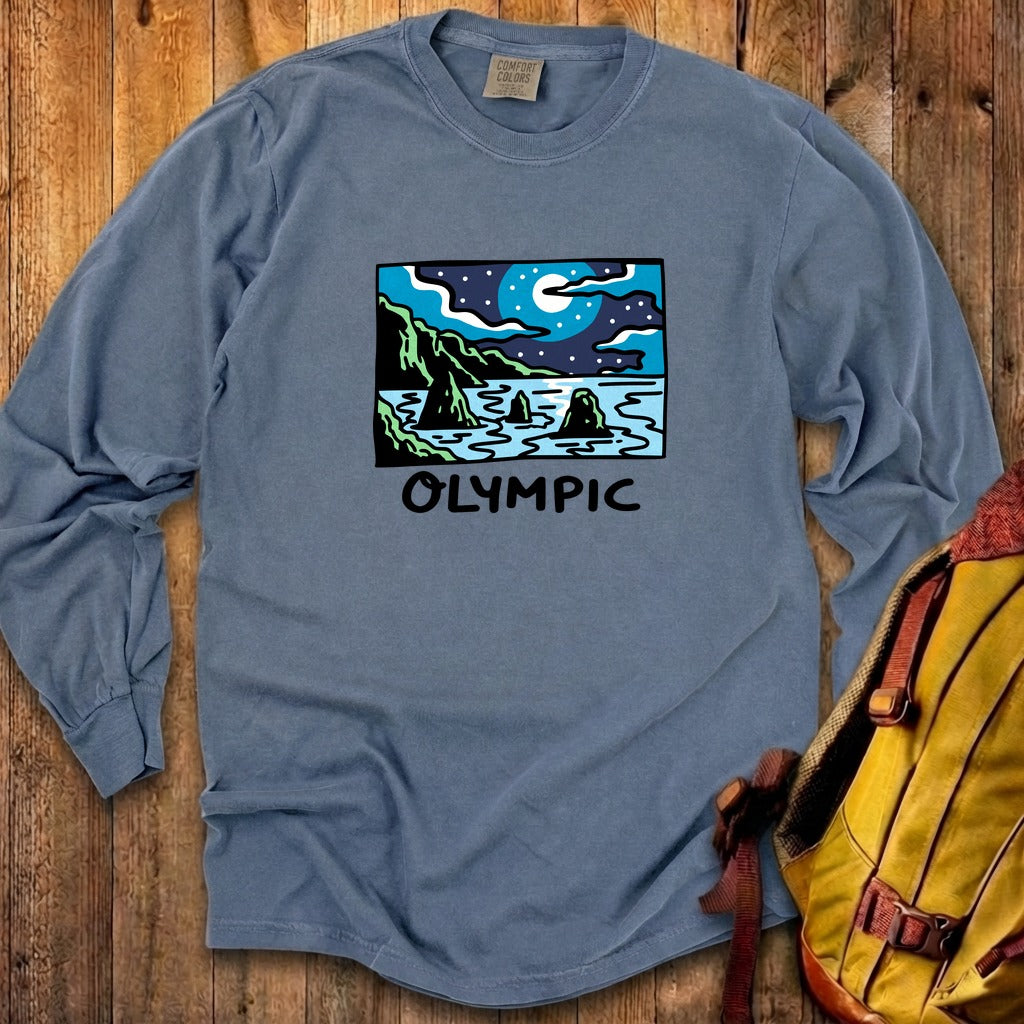 Olympic at Night Cotton Long Sleeve product image 9