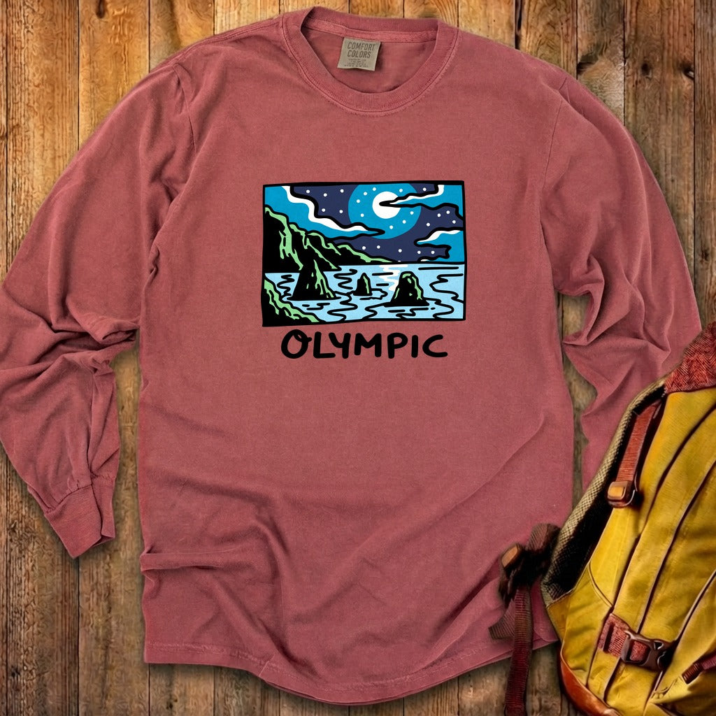 Olympic at Night Cotton Long Sleeve product image 15